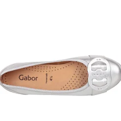 Sale GABOR Rosta Metallic Ballet Pumps
