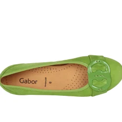 Clearance GABOR Rosta Suede Ballet Pumps