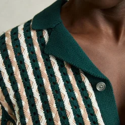 Roulette Textured Knitted Shirt