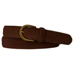 Outlet POLO RALPH LAUREN Round Buckle Suede Belt
