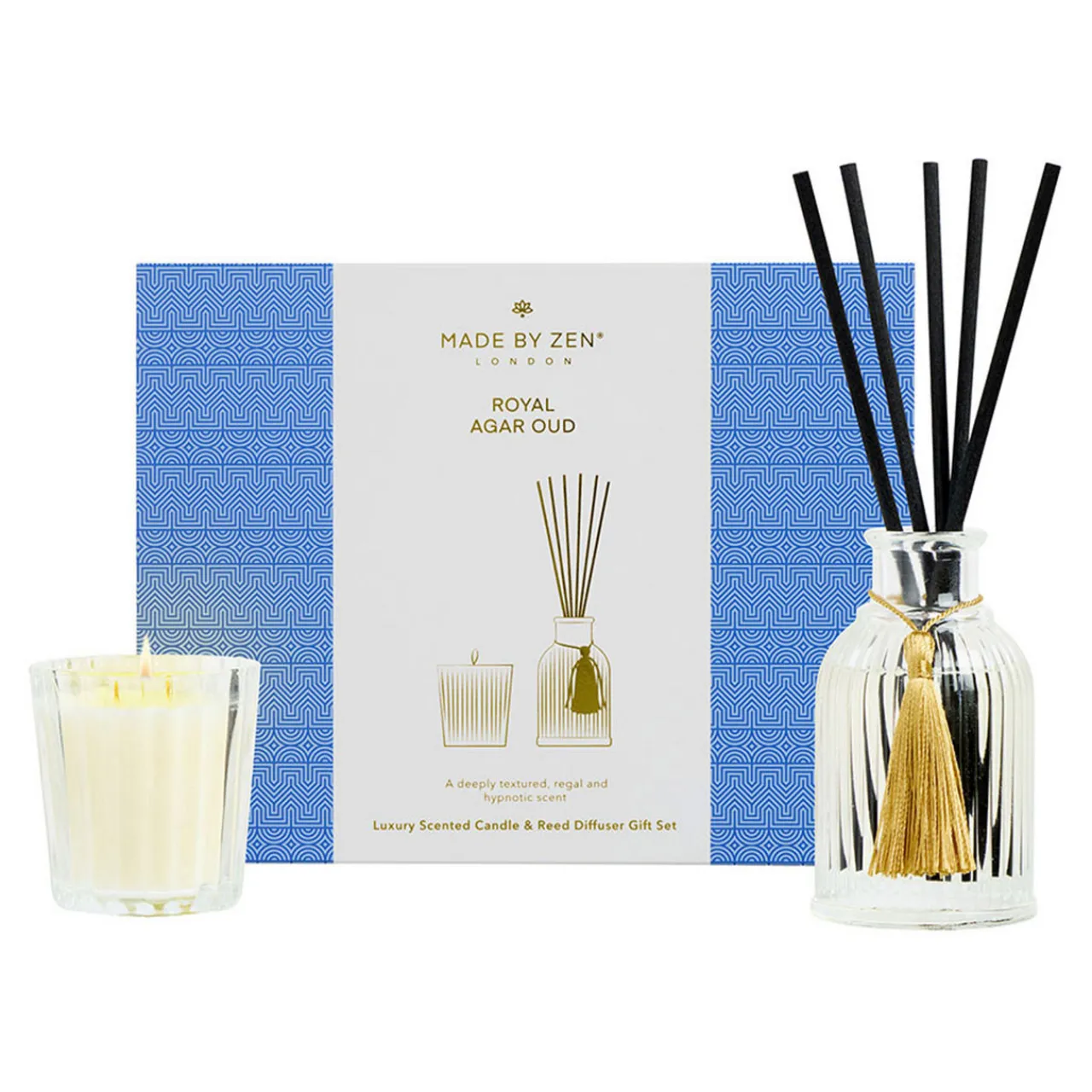 Clearance MADEBYZEN Royal Agar Oud Riad Collection Gift Set