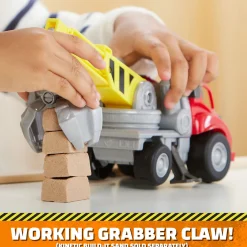 Clearance PAW PATROL Rubble & Crew, Charger’s Crane Grabber Toy Truck Set