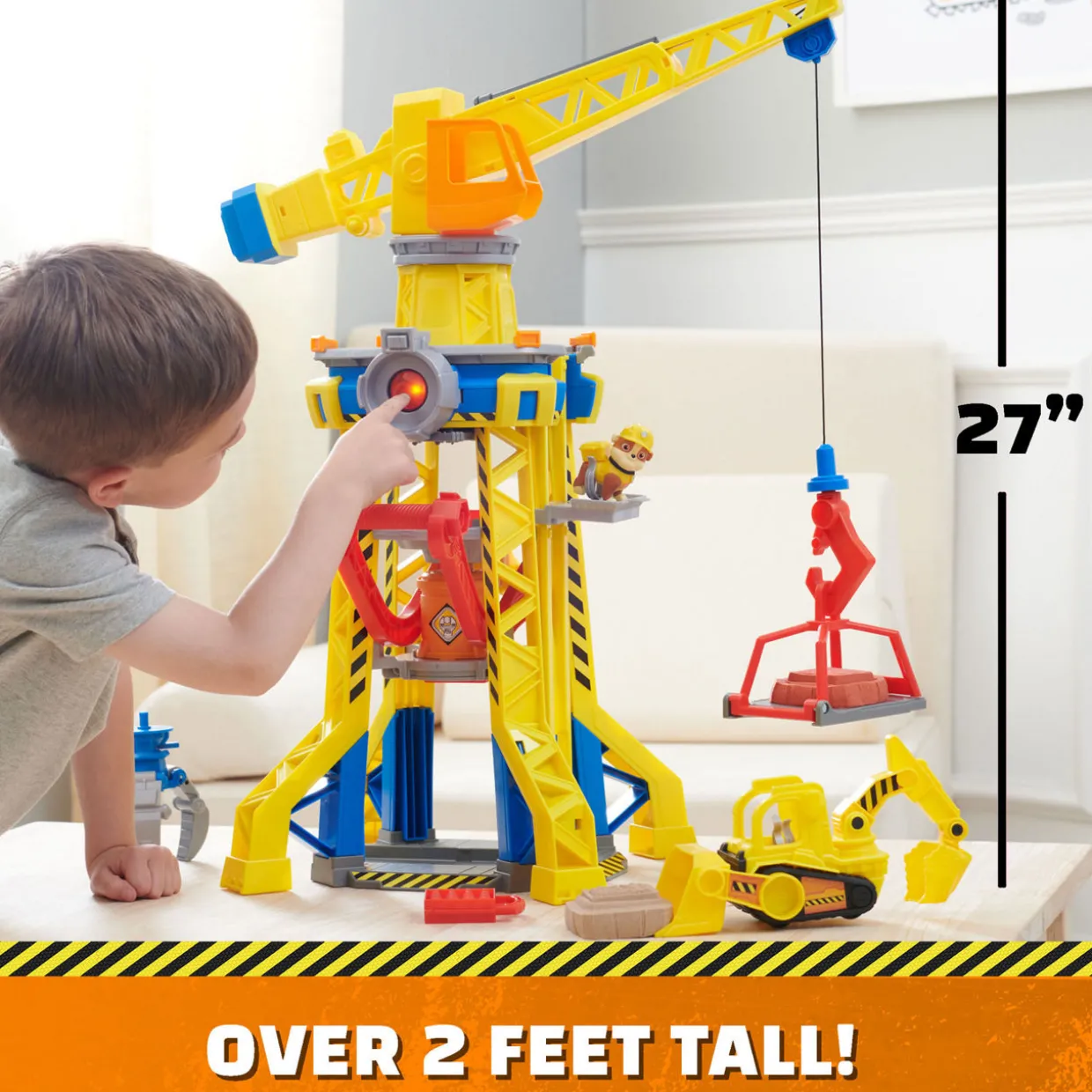 Rubble and Crew Bark Yard Crane Tower Playset