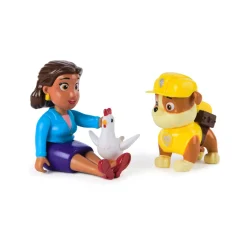 Rubble, Mayor Goodway and Chickaletta Three-Piece Figures Set