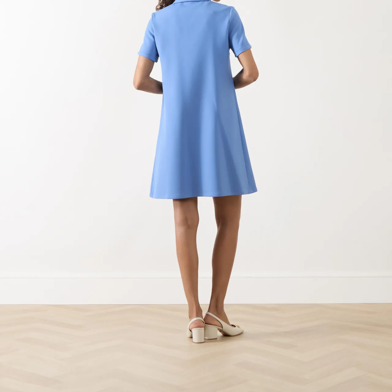 Fashion TARA JARMON Rubina Half-Zip Mini Shift Dress