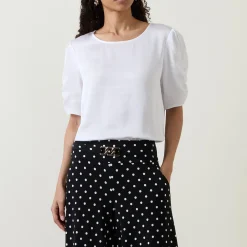 Ruched Sleeve Blouse