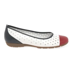 Ruffle Punched Detail Flats