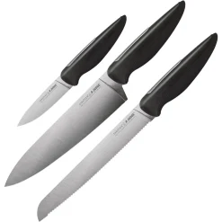 New JUDGE Sabatier IP Knife Block Three-Piece Set