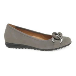 Sabia Chain-Detail Slip-On Flats