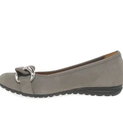 Sabia Chain-Detail Slip-On Flats