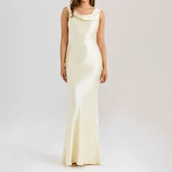 Fashion HOUSE OF CB Safaira Draped Open Back Gown