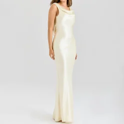 Fashion HOUSE OF CB Safaira Draped Open Back Gown