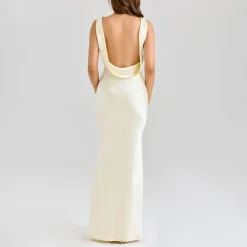 Fashion HOUSE OF CB Safaira Draped Open Back Gown