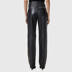 Clearance ALLSAINTS Saige Studded Leather Trousers