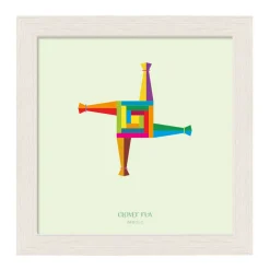 Saint Brigid's Cross Framed Print