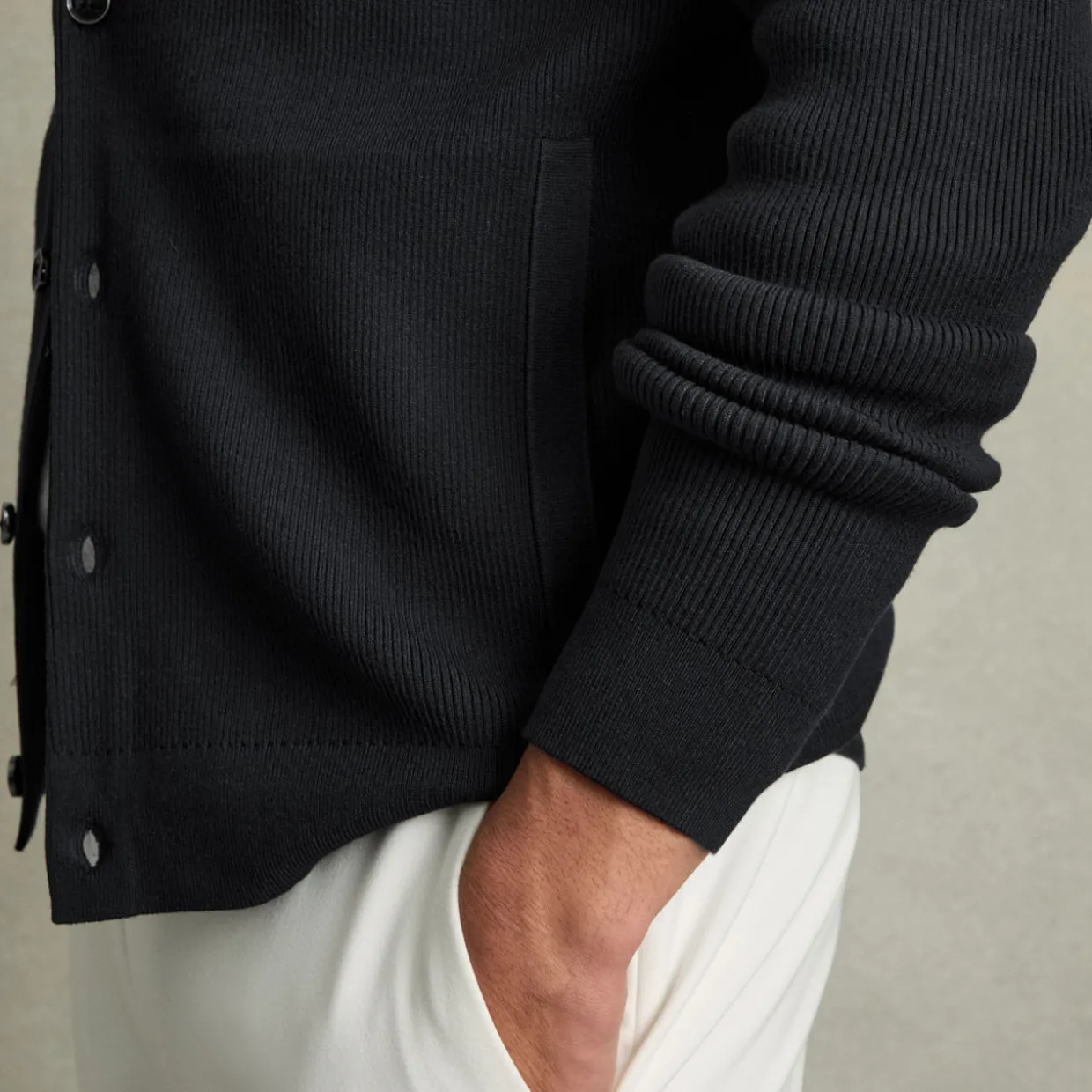 Saint Ribbed Cardigan