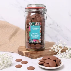 Salted Caramel Milk Chocolate Buttons Jar 950g