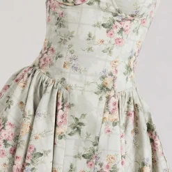 Samaria Floral Flared Dress