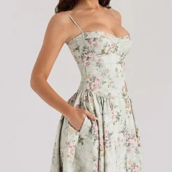 Samaria Floral Flared Dress