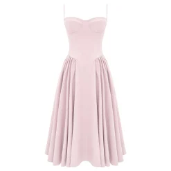 Samaria Twill Corset Dress