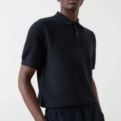 Samarkus Textured Polo Sweater