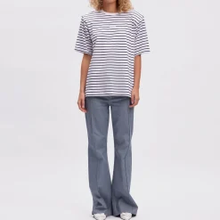 Samurilly Striped Logo T-Shirt