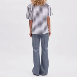 Samurilly Striped Logo T-Shirt