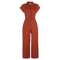 Sana Linen Button Jumpsuit