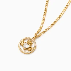 Sale LYNOTT JEWELLERY Saoirse Claddagh Pendant Necklace