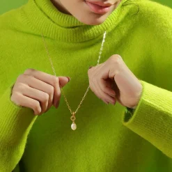 Best NEWBRIDGE SILVERWARE Sappho Baroque Pearl Pendant Necklace