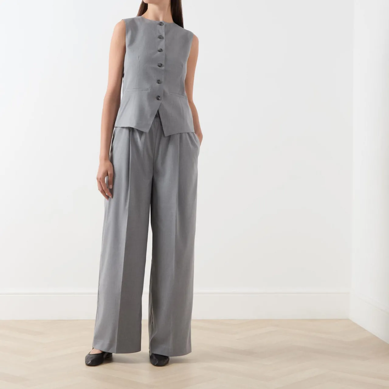 Sale SAMSOE SAMSOE Sarila High-Rise Wide Leg Trousers
