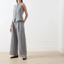 Sale SAMSOE SAMSOE Sarila High-Rise Wide Leg Trousers