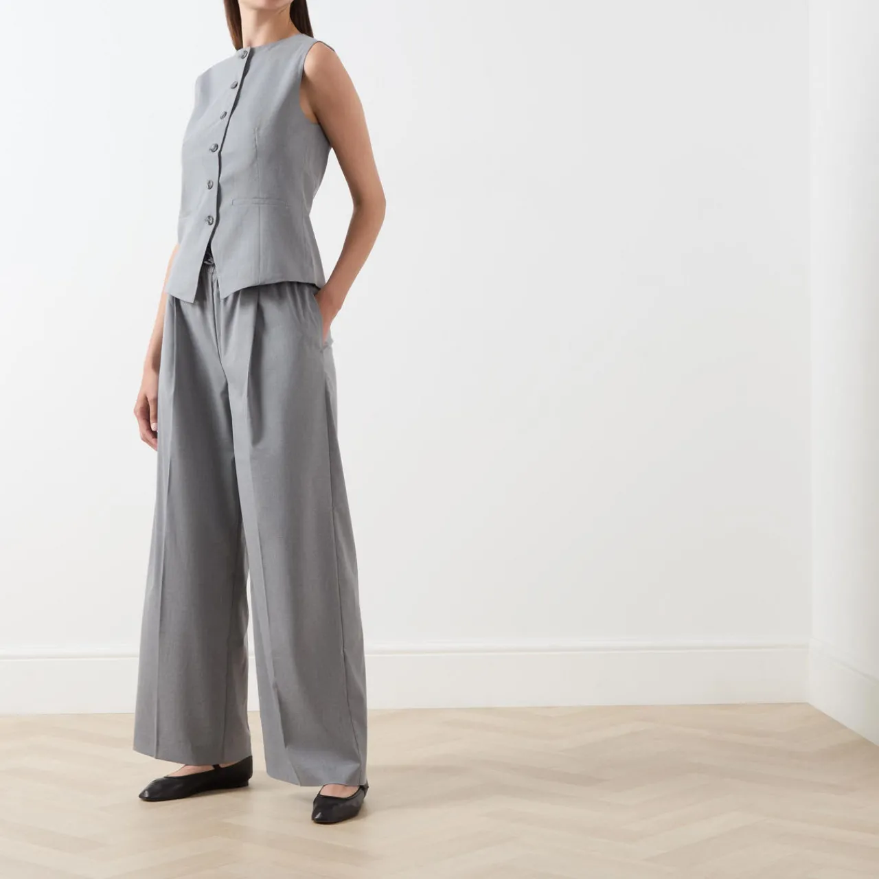 Sale SAMSOE SAMSOE Sarila High-Rise Wide Leg Trousers