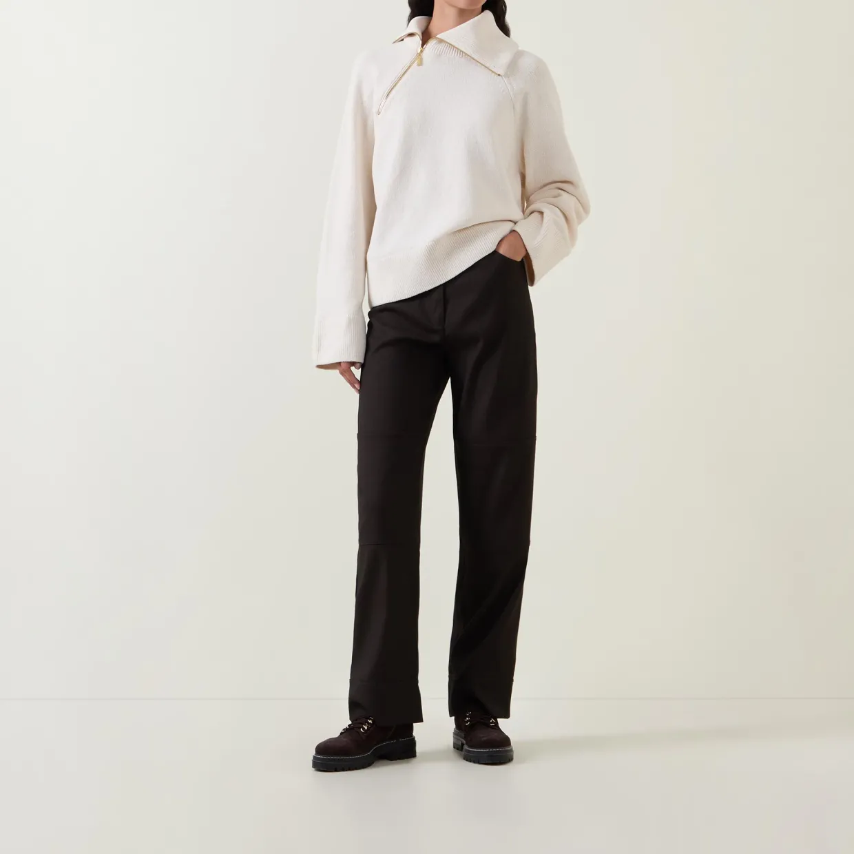 Saskia Asymmetric Sweater