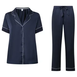 Clearance CHELSEA PEERS Satin Lace Pyjama Set