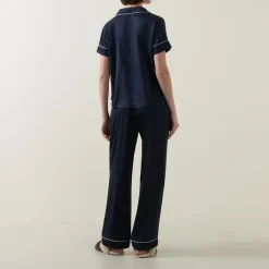 Clearance CHELSEA PEERS Satin Lace Pyjama Set