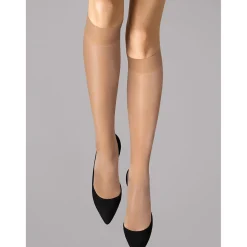Satin Touch Knee Highs Gobi