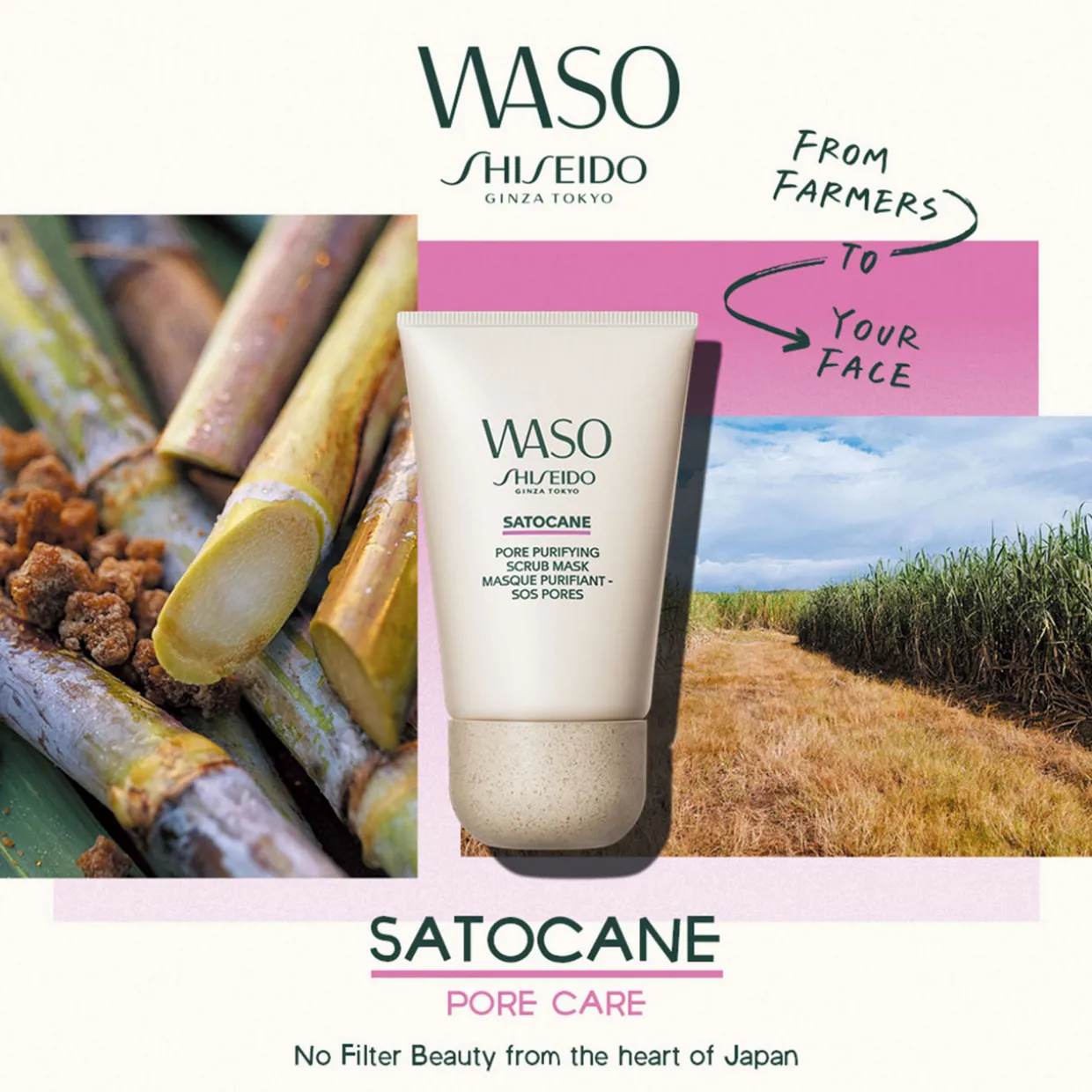 Satocane Pore Purifying Scrub Mask