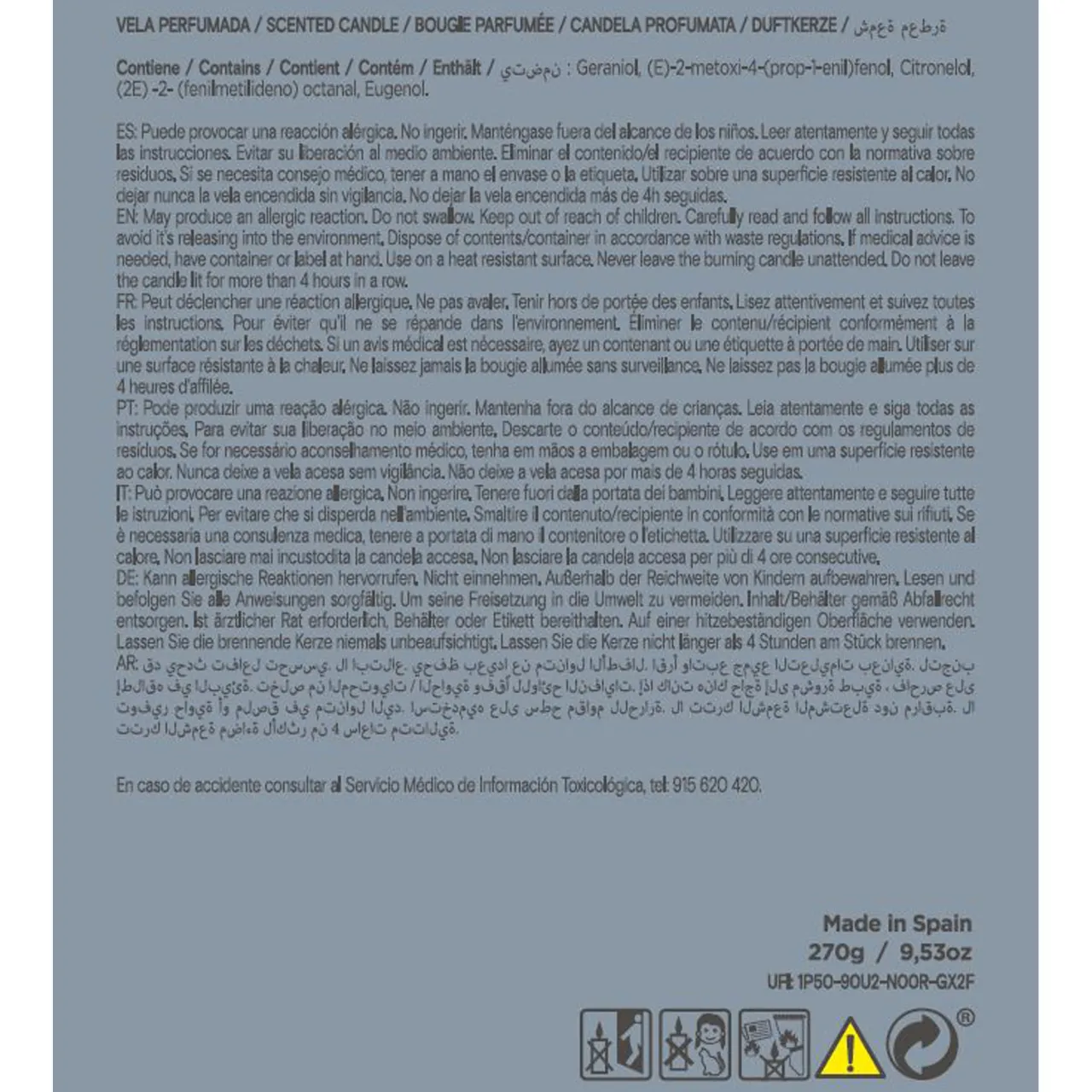 Clearance ROURA Savage Silk Scented Candle