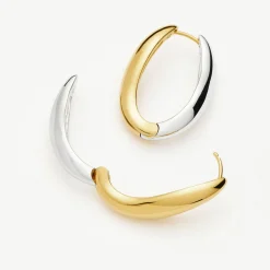 New MISSOMA Savi Signature Large Hoop Earrings