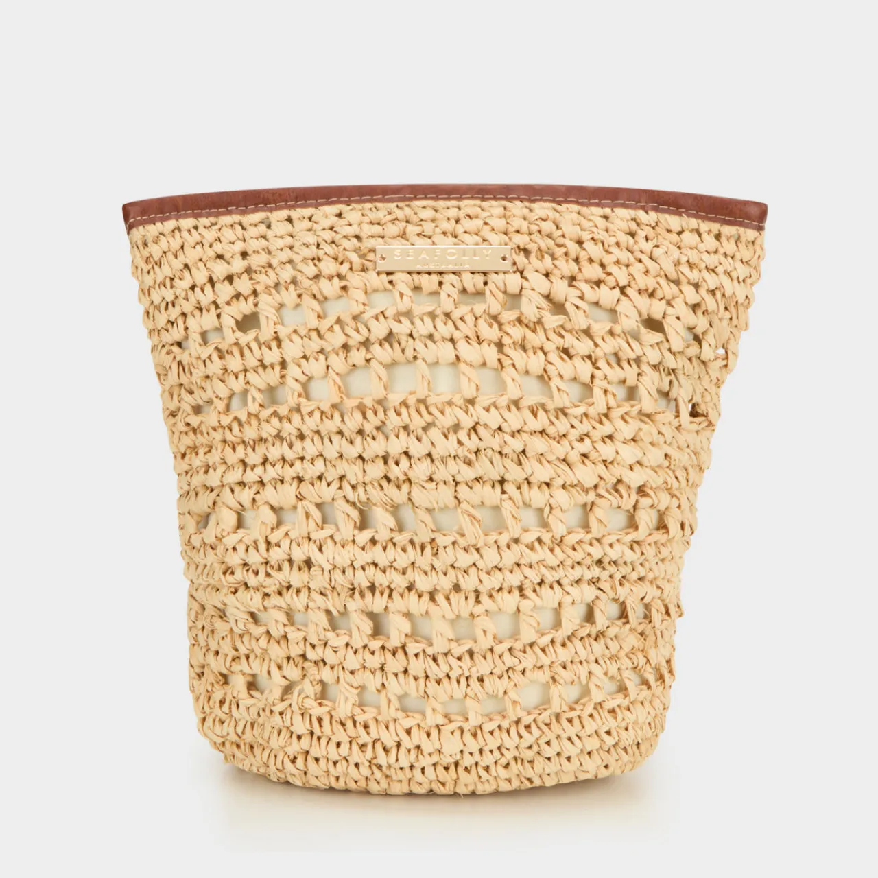 Sale SEAFOLLY Savona Raffia Pouch Bag