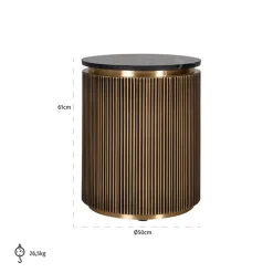 Online CASEYS FURNITURE Sayer End Table Gold