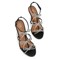 Scarlet Bow Heeled Sandals