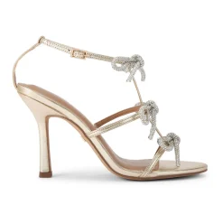 Scarlet Bow Heeled Sandals