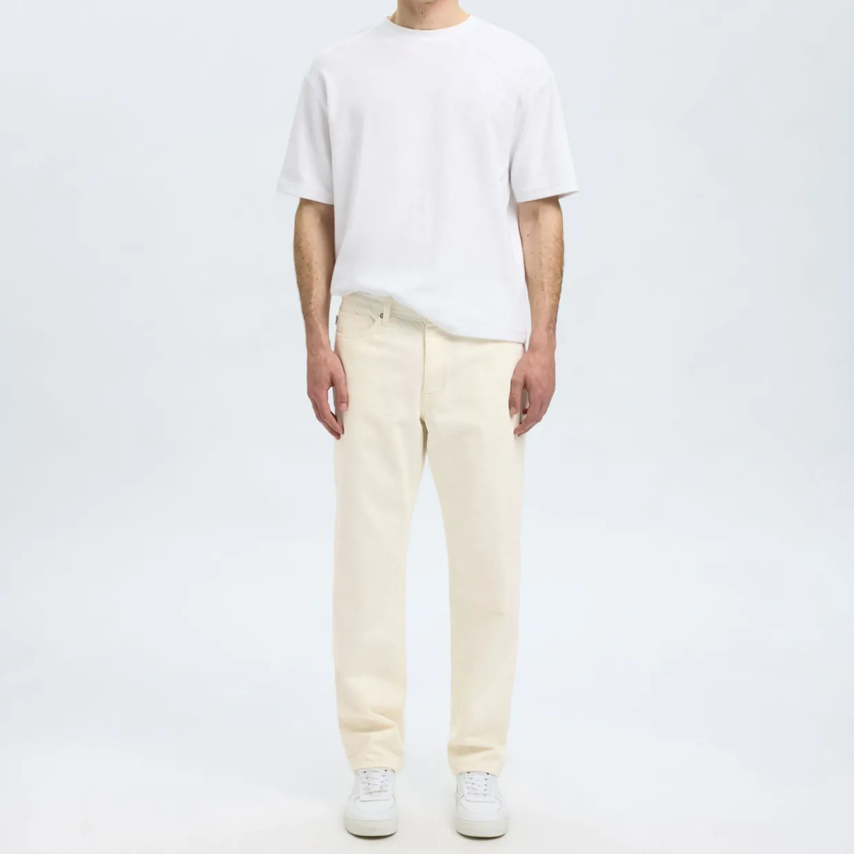 Scott Mid-Rise Straight Leg Jeans