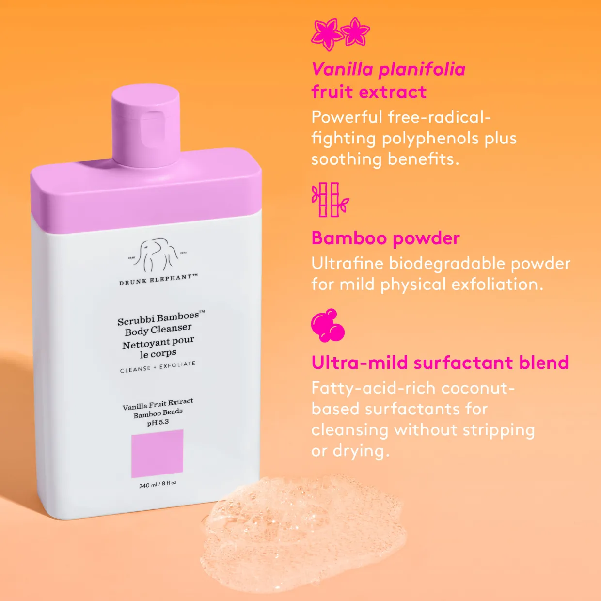 Scrubbi Bamboes™ Exfoliating Body Cleanser