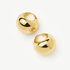 Hot MISSOMA Sculptural Chubby Dome Medium Hoop Earrings