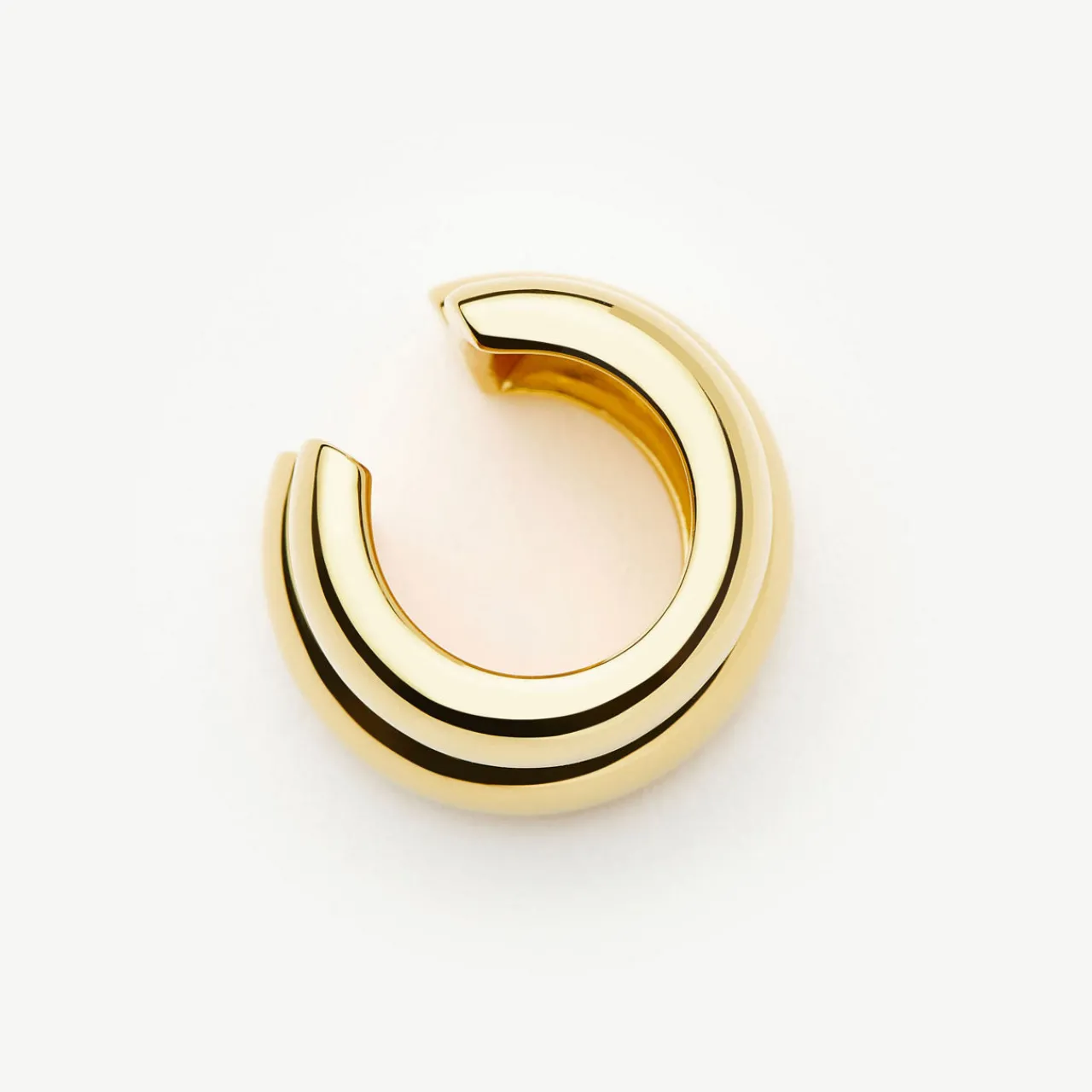 Fashion MISSOMA Sculptural Chubby Double Ear Cuff Earring