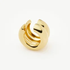 Fashion MISSOMA Sculptural Chubby Double Ear Cuff Earring