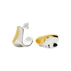 Hot MISSOMA Sculptural Molten Medium Hoop Earrings